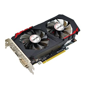  Видеокарта AFOX GTX750Ti (AF750TI-4096D5H1-V2) 4GB GDDR5 128bit DVI HDMI DP DUAL FAN RTL 