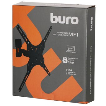  Кронштейн для телевизора Buro MF1 черный 