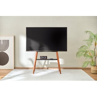  Подставка для телевизора Cactus CS-ST3645BKWN черный/орех 