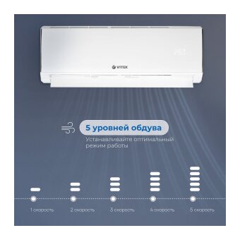  Сплит-система Vitek VT-2504 белый 