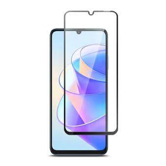  Защитное стекло Full Glue для Honor X7a/ X7a Plus черная рамка 