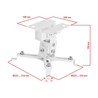  Крепление UNITEKI PM2202W 