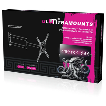  Кронштейн для телевизора Ultramounts UM960 черный 