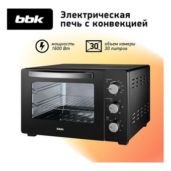  Электропечи BBK OE3037M черный 