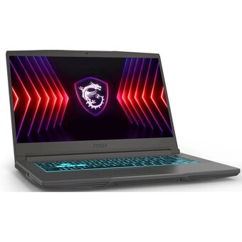  Ноутбук MSI Thin 15 B12UCX-3061XRU (9S7-16R831-3061) Intel Core i7-12650H/16Gb/SSD512Gb/RTX 2050 4Gb/15.6"/IPS/FHD/144Hz/NoOS/Cosmos Gray 