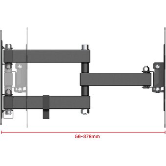  Кронштейн UniTeki FM1674BN black 