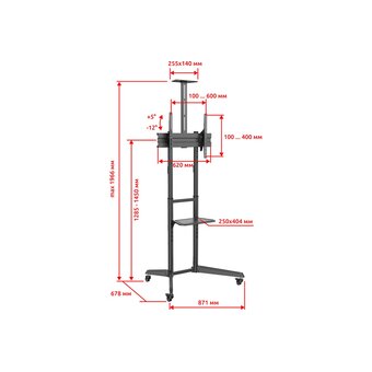  Кронштейн UniTeki ST006AVB black 