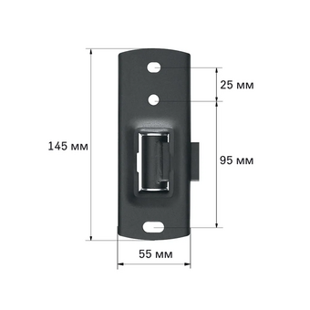  Кронштейн Metaldesign MD 3423 черный 