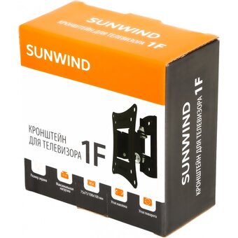 Кронштейн для телевизора SunWind 1F SUN-MA71F115 черный 