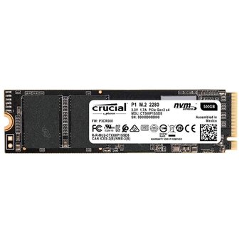  SSD Crucial CT500P1SSD8 PCI-E x4 500Gb P1 M.2 2280 