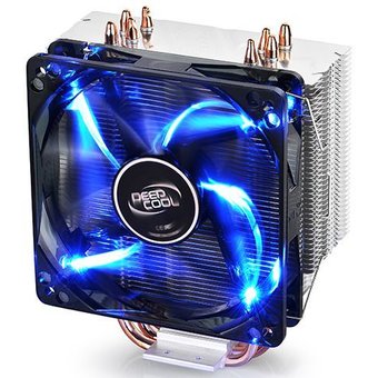  Кулер Deepcool GAMMAXX 400 Blue Basic Soc-AM4/1151/1200/1700 4-pin 18-30dB Al+Cu 130W 640gr LED Ret 