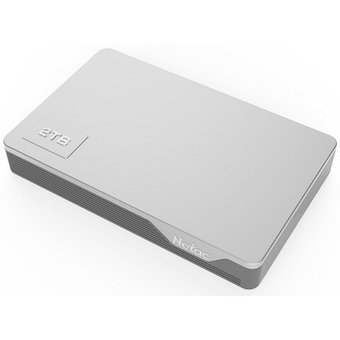  Внешний HDD Netac K338 silver-grey (NT05K338N-002T-30SL) USB 3.0 2Tb 2.5" 