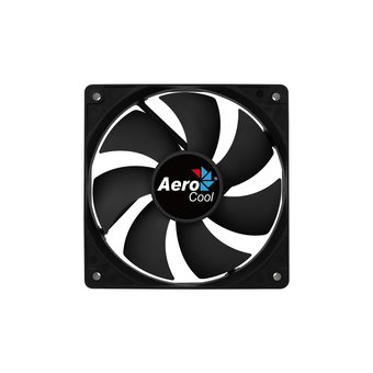  Вентилятор Aerocool Force 12 PWM Black (120x120x25mm, 4-pin PWM, 500-1500 об/мин, 18.2-27.5dB) (4718009158016) 