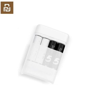  Аккумулятор Ni-MH Xiaomi ZMI типа AAA 1900mAh (уп.4 шт + чехол) (AA 711), черно-белый 