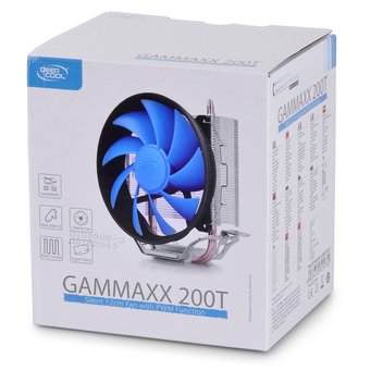  Кулер Deepcool GAMMAXX 200T (DP-MCH2-GMX200T) (4pin, 775/1155/AM2/AM4/FM2, 17.8-26.1дБ, 900-1600об/мин) 