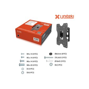  Кронштейн UniTeki FM1801BN black 