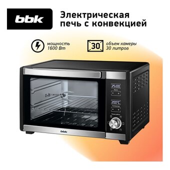  Электропечи BBK OE3081D черный/нерж 