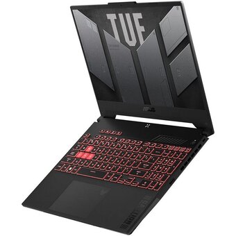  Ноутбук ASUS TUF Gaming A15 FA507UI-LP181 (90NR0I65-M008K0) AMD Ryzen 7 8845HS/16Gb/512Gb/RTX4070 8Gb/15.6"/IPS/FHD/144Hz/NoOS/Mecha Gray 