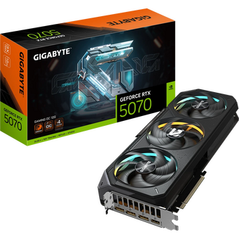  Видеокарта Gigabyte RTX5070 Gaming OC 12GB (GV-N5070GAMING OC-12GD) GDDR7 192bit 3xDP HDMI 3Fan RTL 