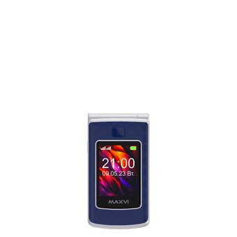  Мобильный телефон Maxvi E28 blue 
