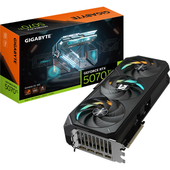  Видеокарта Gigabyte nVidia GeForce RTX 5070Ti Gaming OC 16Gb (GV-N507TGaming OC-16GD) PCI-E 