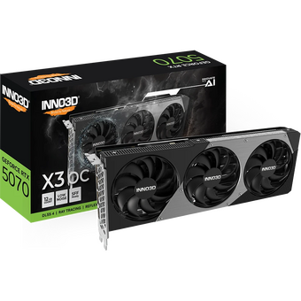  Видеокарта INNO3D RTX5070 ХЗ ОС 12GB (N50703-12D7X-195064L) GDDR7 192bit 3xDP HDMI 3Fan RTL 