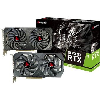  Видеокарта Biostar Nvidia RTX3050 6Gb (VN3516RF68) 96bit GDDR6 PCI-E 1042/14000/HDMIx1/DPx3/HDCP Ret 