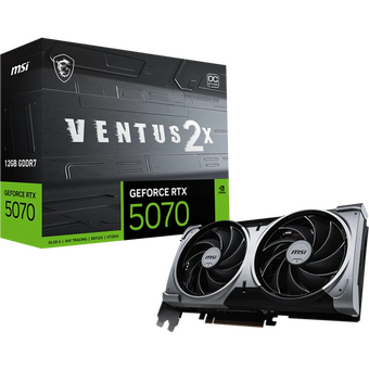  Видеокарта MSI RTX5070 Ventus 2X OC 12GB (RTX 5070 12G Ventus 2X OC) GDDR7 192bit 3xDP HDMI 2Fan RTL 