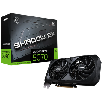  Видеокарта MSI RTX5070 Shadow 2X OC 12GB (RTX 5070 12G Shadow 2X OC) GDDR7 192bit 3xDP HDMI 2Fan RTL 
