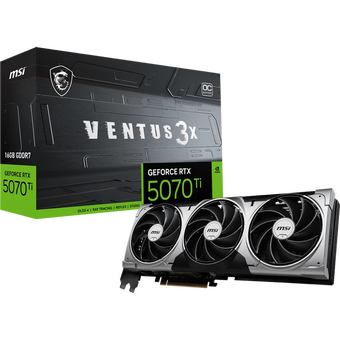  Видеокарта MSI nVidia GeForce RTX 5070Ti 16G Ventus 3X OC, RTL PCI-E 