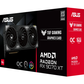  Видеокарта ASUS RX9070XT Tuf Gaming OC 16GB (Tuf-RX9070XT-O16G-Gaming) (90YV0L70-M0NA00) GDDR6 256bit 3xDP HDMI 3Fan RTL 