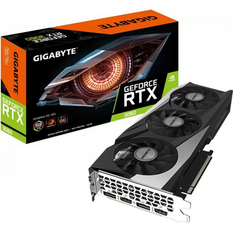  Видеокарта GIGABYTE GeForce RTX3060 (GV-N3060GAMING OC-12GD) Gaming OC WindForce 3X RGB 12GB 192bit GDDR6 (2 years warranty) 