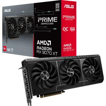  Видеокарта ASUS AMD Radeon RX 9070XT Prime Gaming (Prime-RX9070XT-O16G) 16Gb, GDDR6, OC, Ret 