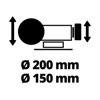 Точило EINHELL TC-WD 200/150 (4417242) 