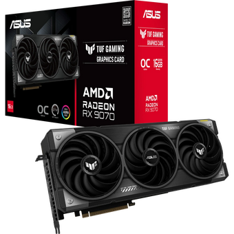  Видеокарта ASUS AMD Radeon RX 9070 (Tuf-RX9070-O16G-Gaming) 16Gb, GDDR6, OC, Ret 