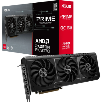  Видеокарта ASUS RX9070 Prime OC 16GB (Prime-RX9070-O16G) (90YV0LI1-M0NA00) GDDR6 256bit 3xDP HDMI 3Fan RTL 