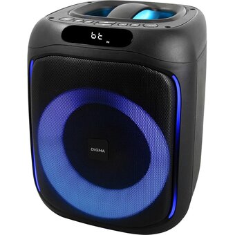  Минисистема Digma D-MC1700 черный 
