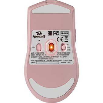  Мышь DEFENDER K1ng 4K Pro розовый (72213) 