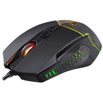 Мышь проводная игровая REDRAGON Neon 72372 RGB черный 