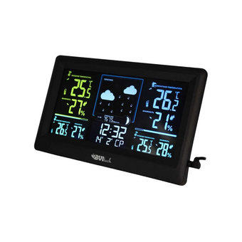  Метеостанция BVItech BV-678 черная с 3-мя беспроводными датчиками 