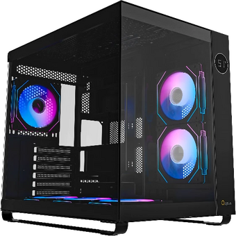  Корпус Ocypus Iota C70 BK ARGB, ATX, Type-C(3.1)*1, USB3.0*2, Bottom 3x120mm ARGB, Rear 1x120mm ARGB, MB side 2x120mm ARGB 