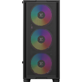  Корпус XASTRA A302 4FRGB Black (A301-BK-FC120FRGB-4F-GL) ATX/Mesh/ tempered glass / 4x120mm FC120-FRGB fans 