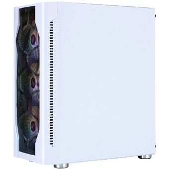  Корпус 1STPLAYER DK D4 White (D4-WH-4F1) / ATX / 4x120mm FRGB fans 