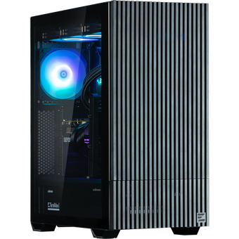  Корпус ZALMAN Z10 DS, ATX, Black, Window, built-in 15.6-inch FHD display, 2x3.5", 2x2.5", 2xUSB3.0, 1xUSB 3.1 Type-C, Front 2x120mm, Rear 1x120mm ARGB 