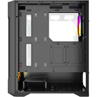  Корпус Powercase Mistral X4B (CMXB-L4), Tempered Glass, 4x 120mm FRGB Fans, чёрный, ATX 