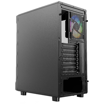 Корпус Powercase Mistral PA5B (CMOAB-L4), Tempered Glass, 4x 120mm FRGB Fans, чёрный, ATX 
