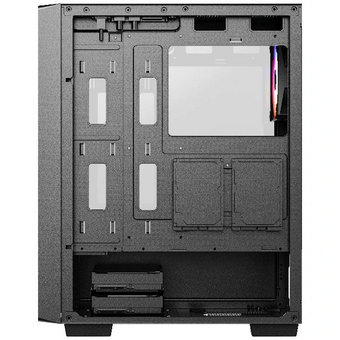  Корпус Powercase Mistral AY4B ARGB (CMAYB-A4), Tempered Glass, 4x 120mm ARGB Fans, чёрный, ATX 