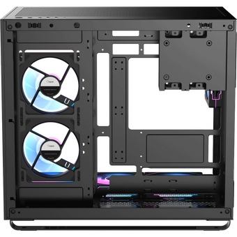  Корпус Ocypus Iota C70 BK ARGB, ATX, Type-C(3.1)*1, USB3.0*2, Bottom 3x120mm ARGB, Rear 1x120mm ARGB, MB side 2x120mm ARGB 