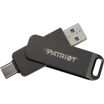  USB-флешка Patriot Rage R550 (PE32GR550DSAD) 32Gb USB 3.2 Gen 1 Swing Type-A+C black 