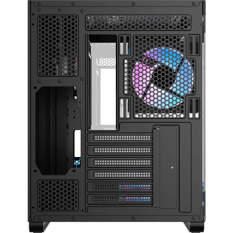  Корпус Ocypus Iota C70 BK ARGB, ATX, Type-C(3.1)*1, USB3.0*2, Bottom 3x120mm ARGB, Rear 1x120mm ARGB, MB side 2x120mm ARGB 